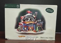 Dept. 56 North Pole Hot Wheel's Custom Car Shop In Original Box
