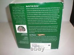 Dept. 56 North Pole Hot Wheel's Custom Car Shop In Original Box