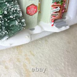 Dept 56 North Pole House 6005449 Snow Village Lighted Christmas House Read
