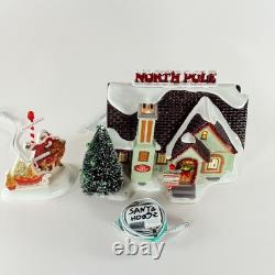 Dept 56 North Pole House 6005449 Snow Village Lighted Christmas House Read