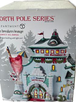 Dept 56 North Pole ICE BREAKERS LOUNGE #808924 New