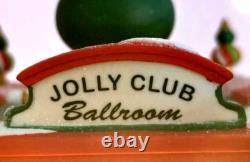 Dept 56 North Pole Jolly Club Ballroom NIB Lighted & Animated- Retired see video