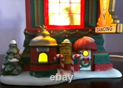 Dept 56 North Pole Jolly Club Ballroom NIB Lighted & Animated- Retired see video