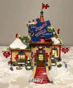Dept 56 North Pole Jolly's Jigsaw Puzzle Workshop #799916