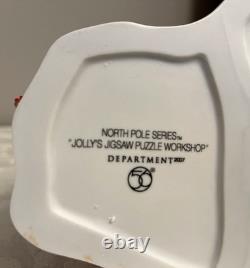 Dept 56 North Pole Jolly's Jigsaw Puzzle Workshop #799916