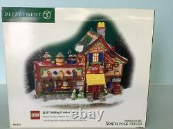 Dept 56 North Pole LEGO Building Creation Station #56.56735 Retired 2003 NIB