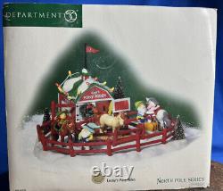Dept 56 North Pole LUCKY'S PONY RIDES 56776 LTD EDITION, NEW IN BOX