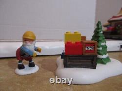 Dept. 56 North Pole Lego Warehouse Forklift #56.56819 Working Condition