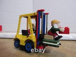 Dept. 56 North Pole Lego Warehouse Forklift #56.56819 Working Condition