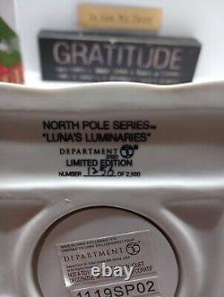 Dept 56 North Pole Luna's Luminaries, Limited Edition- Rare Find