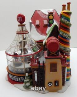 Dept 56 North Pole M&M's Candy Factory #56773 Good Condition Works Well! WithBox