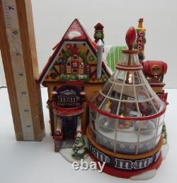 Dept 56 North Pole M&M's Candy Factory #56773 Good Condition Works Well! WithBox