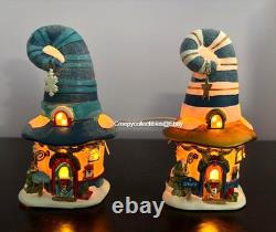 Dept 56 North Pole Merry Lane Cottages 7 & 8, NIB- 2 Pc Set- Rare