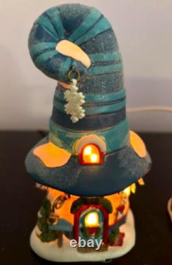 Dept 56 North Pole Merry Lane Cottages 7 & 8, NIB- 2 Pc Set- Rare