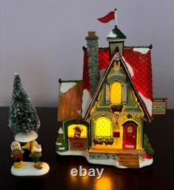 Dept 56 North Pole Millie's Mistletoe Box Set NIB, Sliver Series