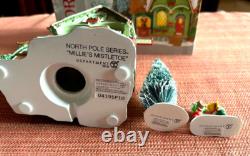 Dept 56 North Pole Millie's Mistletoe Box Set NIB, Sliver Series