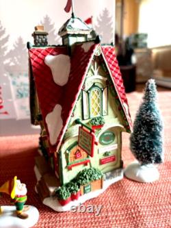 Dept 56 North Pole Millie's Mistletoe Box Set NIB, Sliver Series