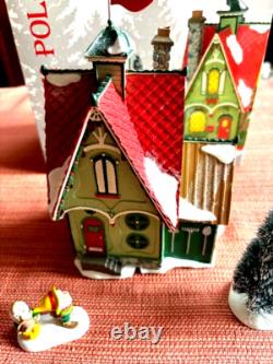 Dept 56 North Pole Millie's Mistletoe Box Set NIB, Sliver Series