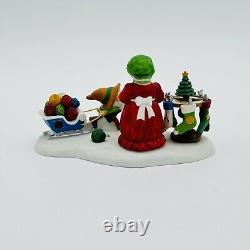 Dept 56 North Pole More Yarn For Your Stockings Xmas Village Accessory 56874