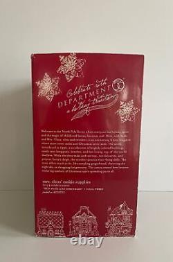 Dept 56 North Pole Mrs Claus' Cookie Supplies Set Of 4 Limited Edition-4028702