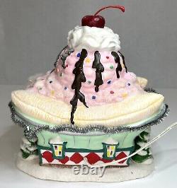 Dept 56 North Pole NANA SPLIT'S ICE CREAM PARLOR RETIRED MIB #4025283