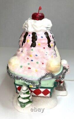 Dept 56 North Pole NANA SPLIT'S ICE CREAM PARLOR RETIRED MIB #4025283