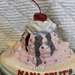 Dept 56 North Pole NANA SPLIT'S ICE CREAM PARLOR Santa's Sweet Shop Department