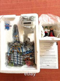 Dept 56 North Pole- New Year's Eve Center sold with Ringing In New Year NIB- Rare