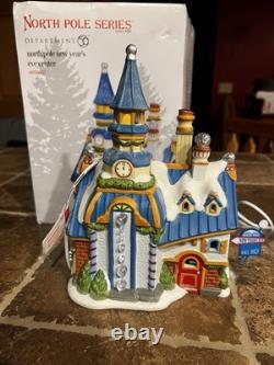 Dept 56 North Pole New Year's Eve CenterSKU 4056667 Intro 2017 Retired 2017