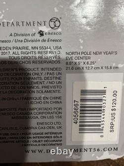 Dept 56 North Pole New Year's Eve CenterSKU 4056667 Intro 2017 Retired 2017