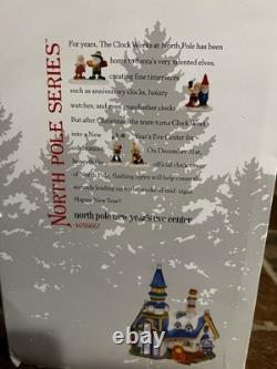Dept 56 North Pole New Year's Eve CenterSKU 4056667 Intro 2017 Retired 2017