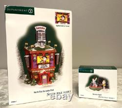 Dept 56 North Pole North Star Karaoke Club 799917 + Karaoke Night 799955