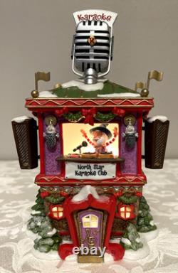 Dept 56 North Pole North Star Karaoke Club 799917 + Karaoke Night 799955