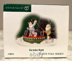 Dept 56 North Pole North Star Karaoke Club 799917 + Karaoke Night 799955