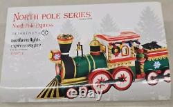 Dept 56 North Pole Northern Lights Express Engine 4030714 Train New RETIRED HTF