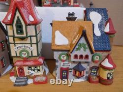 Dept 56 North Pole Original 7 Buildings Spells NORTH POLE MIB