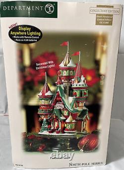 Dept 56 North Pole POINSETTIA PALACE NIB