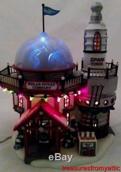 Dept 56 North Pole POLAR POWER COMPANY + SPARKY THE PLANT MANAGER MIB Village