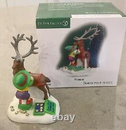 Dept 56 North Pole PRANCER Reindeer 807236 Christmas Village Accessory