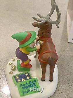 Dept 56 North Pole PRANCER Reindeer 807236 Christmas Village Accessory