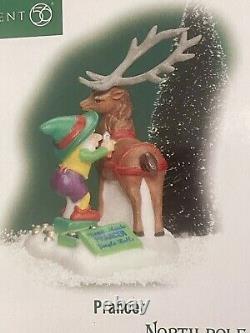 Dept 56 North Pole PRANCER Reindeer 807236 Christmas Village Accessory