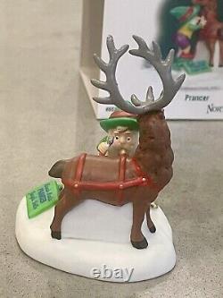 Dept 56 North Pole PRANCER Reindeer 807236 Christmas Village Accessory