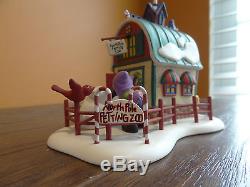 Dept 56 North Pole Petting Zoo Polar Palace Theater Movie Bear Christmas Village