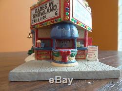 Dept 56 North Pole Petting Zoo Polar Palace Theater Movie Bear Christmas Village