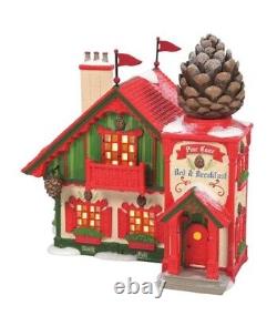 Dept 56 North Pole Pine Cone B & B #6009767 BRAND NEW 2022 Free Shipping