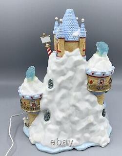 Dept 56 North Pole Polar Bear Palace MISSING 2 FLAGS & 1 BEAR #799918