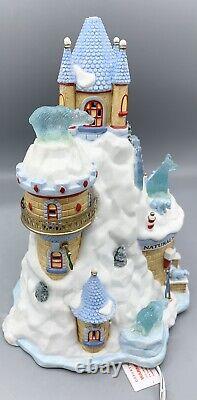 Dept 56 North Pole Polar Bear Palace MISSING 2 FLAGS & 1 BEAR #799918