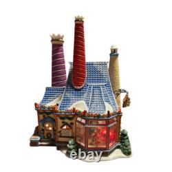 Dept 56 North Pole Porcelain Building Works Village House 30 Anniversay RETIRED