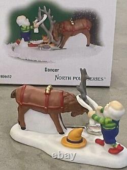 Dept 56 North Pole Reindeer DANCER 804452 Christmas Village Accessory