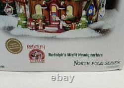 Dept 56 North Pole Rudolph's Misfit Headquarters Building Christmas Village